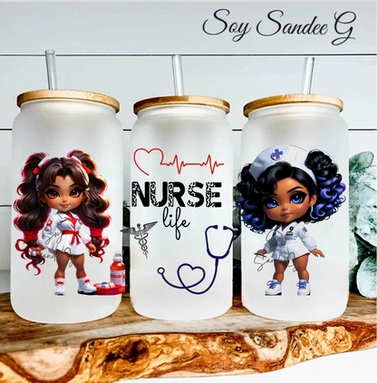 Nurse Life - UVDTF Wrap for cups/hard surfaces sticker