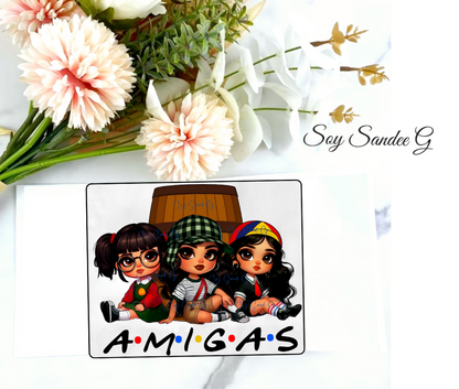 Amigas (Friends) - UVDTF  Decal for cups/hard surfaces