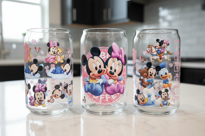 Baby Mickey & Minnie Starbucks - UVDTF Wrap for cups/hard surfaces sticker