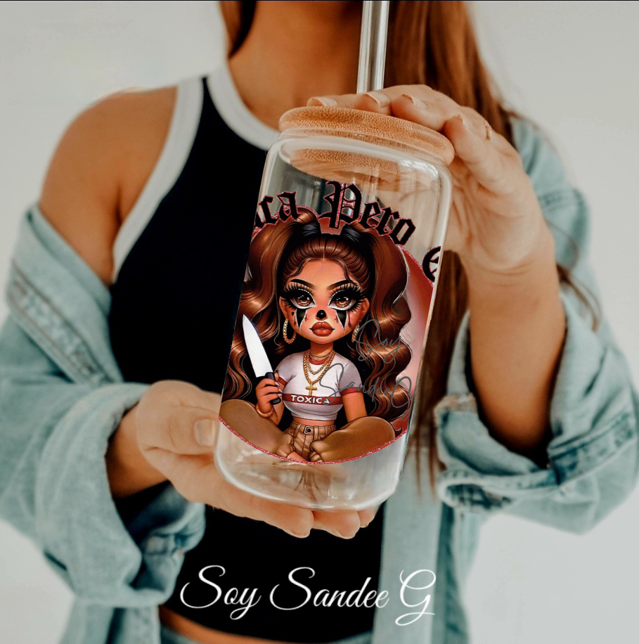 Tóxica Pero Cute - UVDTF Decal for cups/hard surfaces sticker