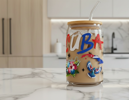Cuba - UVDTF Wrap for cups/hard surfaces sticker