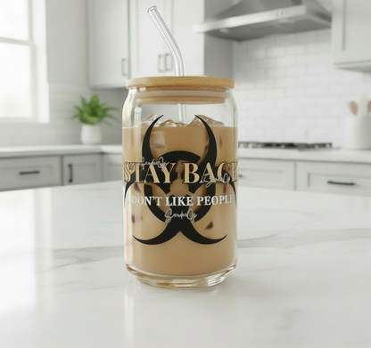 Stay Back - UVDTF Decal for cups/hard surfaces sticker