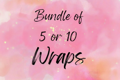 Bundle Pack of UVDTF wrap or decals for cups/hard surfaces sticker