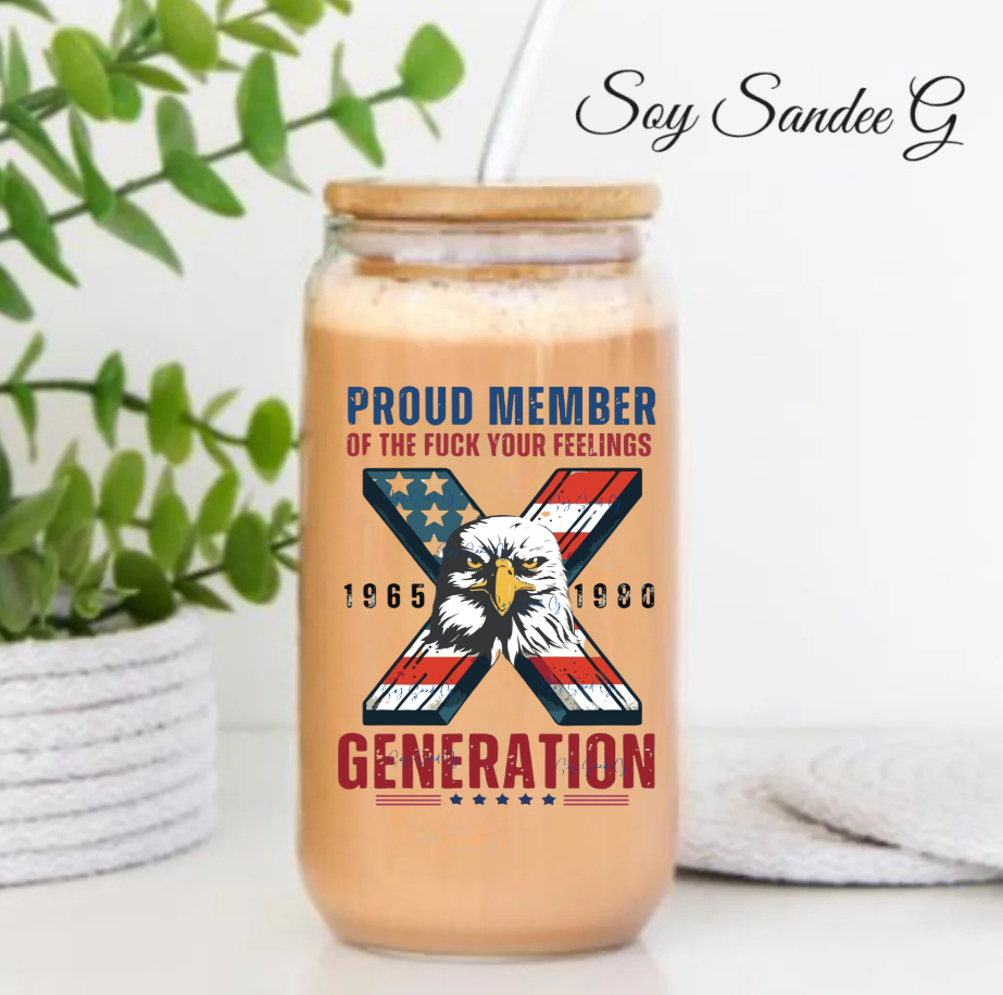 Patriotic GenX - UVDTF Decal for cups/hard surfaces sticker