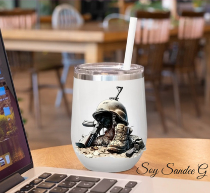 Military Boots & Hat - UVDTF Decal for cups/hard surfaces sticker