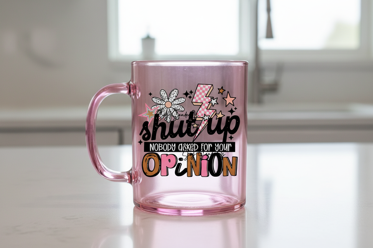 Shut Up - UVDTF Decal for cups/hard surfaces sticker