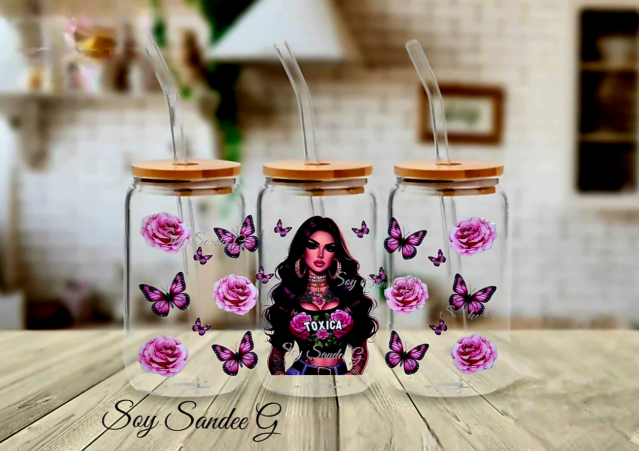 Tóxica Purple Diva - UVDTF Decal for cups/hard surfaces sticker