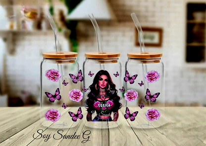 Tóxica Purple Diva - UVDTF Decal for cups/hard surfaces sticker