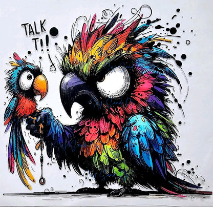 Colorful Birds - UVDTF Decal for cups/hard surfaces sticker