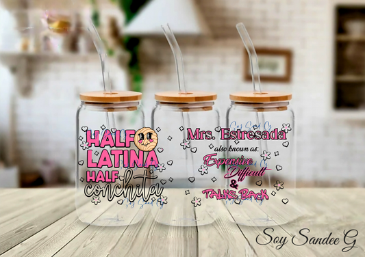 Mrs. Estresada - UVDTF Wrap for cups/hard surfaces sticker