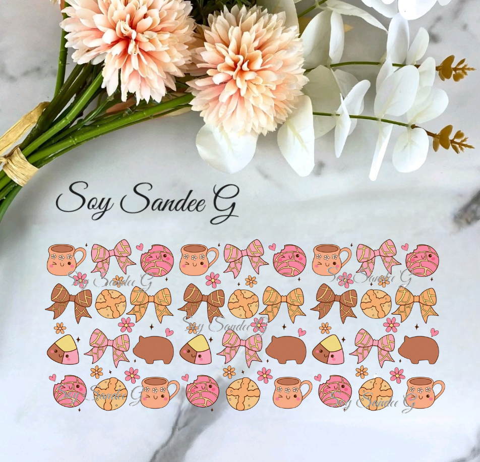 Talavera Jarras & Conchas - UVDTF Wrap for cups/hard surfaces sticker