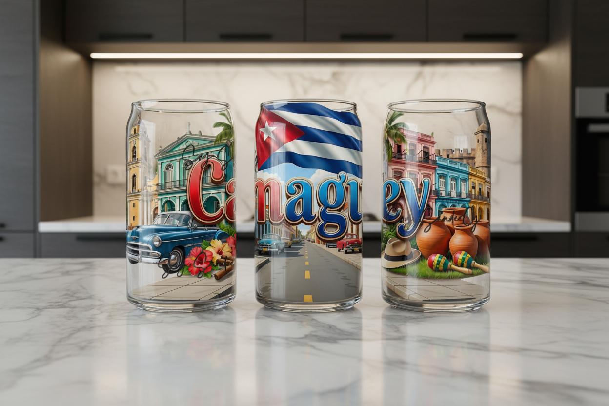 Cuba Camaguey - UVDTF Wrap for cups/hard surfaces sticker
