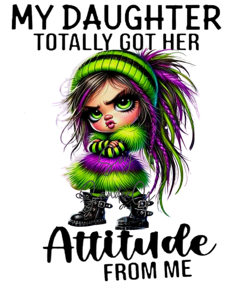 Shhh... No me hables hasta que mi taza esté vacía Calcomanía UVDTF