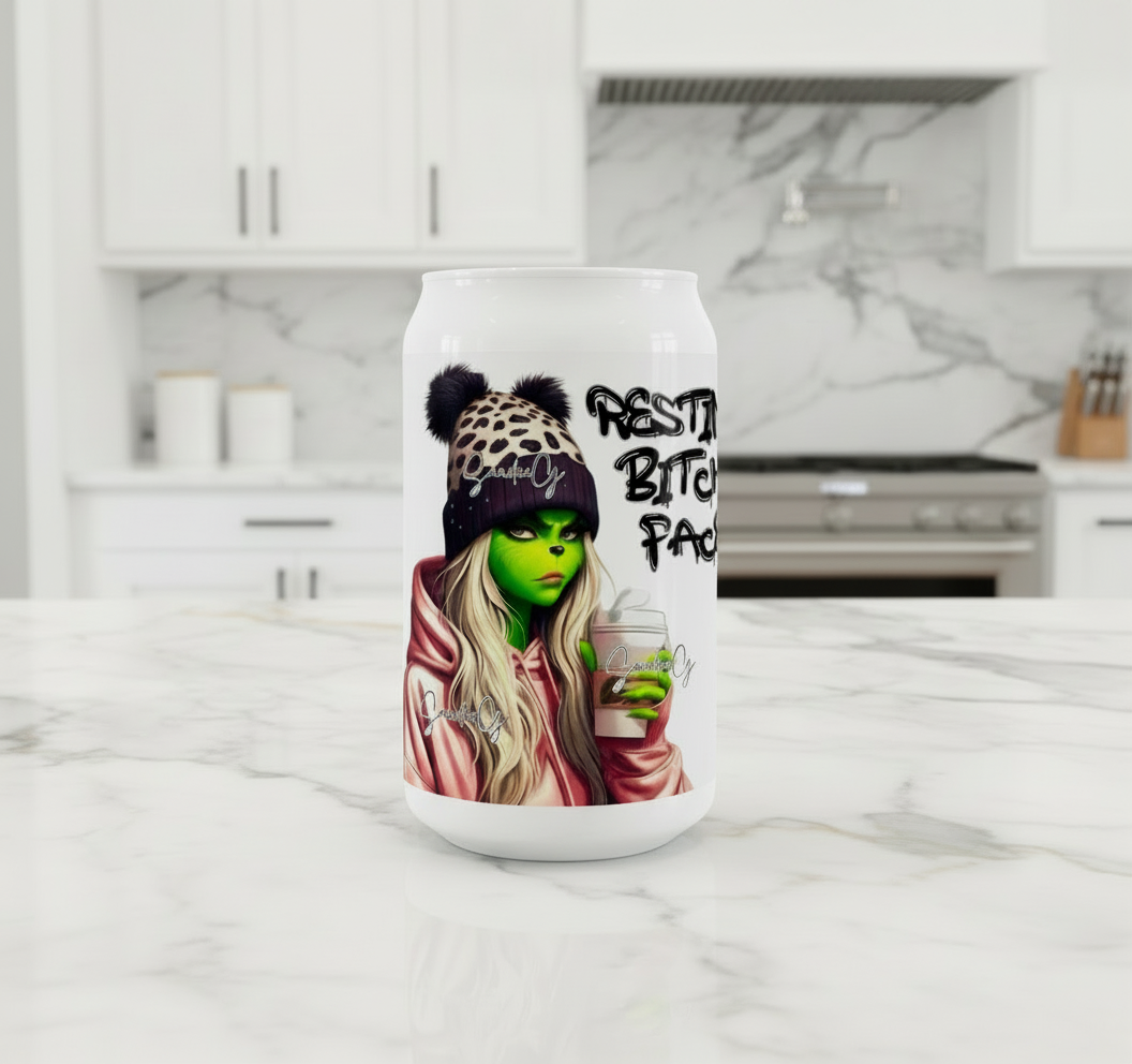 Resting Bitch Face - UVDTF Decal for cups/hard surfaces sticker