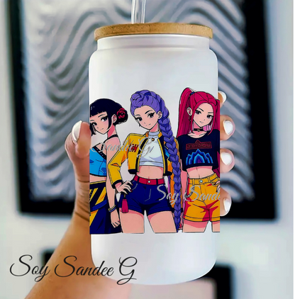 Huntrix - UVDTF Wrap for cups/hard surfaces sticker