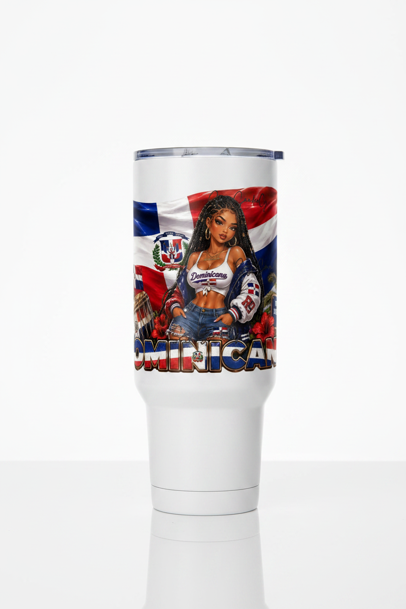 Dominicana - UVDTF Wrap for cups/hard surfaces sticker