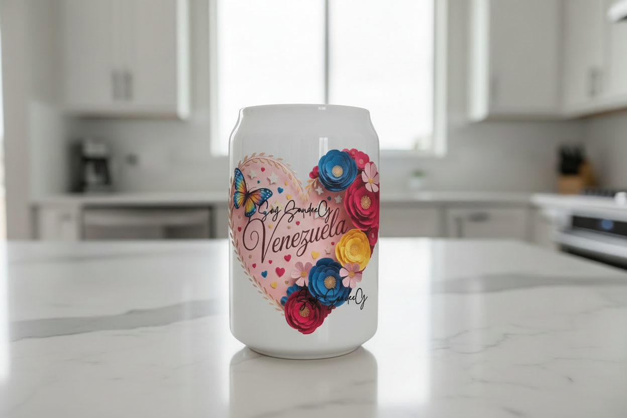 Venezuela Heart - UVDTF Decal for cups/hard surfaces sticker