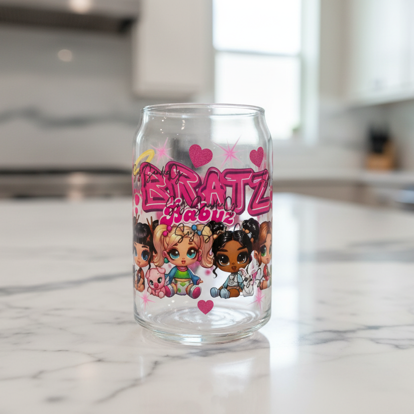 Pink Bratz Babyz - UVDTF wrap for cups/hard surfaces sticker