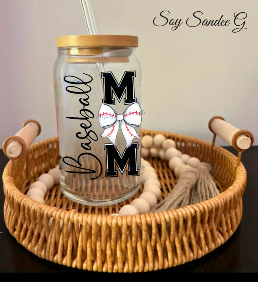 Baseball Mom - UVDTF Decal for cups/hard surfaces