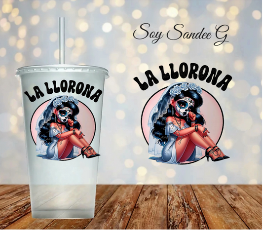 La Llorona - UVDTF Decal for cups/hard surfaces sticker
