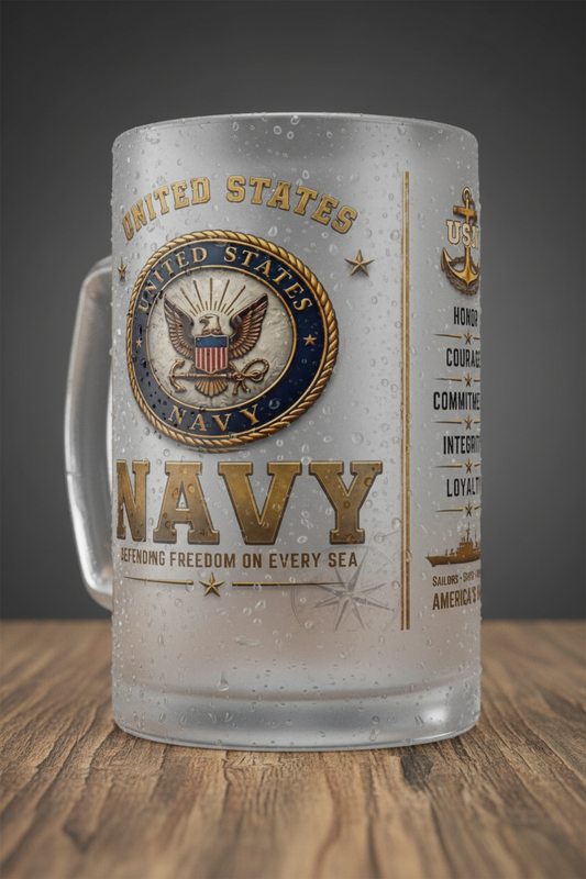 Navy - UVDTF Wrap for cups/hard surfaces sticker