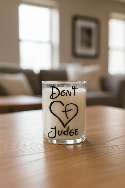 Calcomanía UVDTF No juzgues