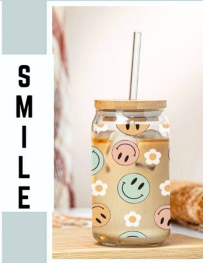 Happy Faces - UVDTF wrap for cups/hard surfaces sticker