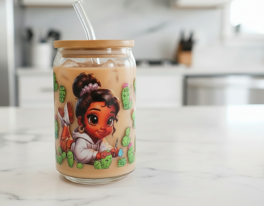 Dark Green Writing Cutie - UVDTF Wrap for cups/hard surfaces sticker