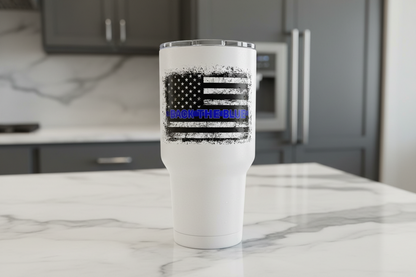 Back the Blue Flag - UVDTF Decal for cups/hard surfaces sticker