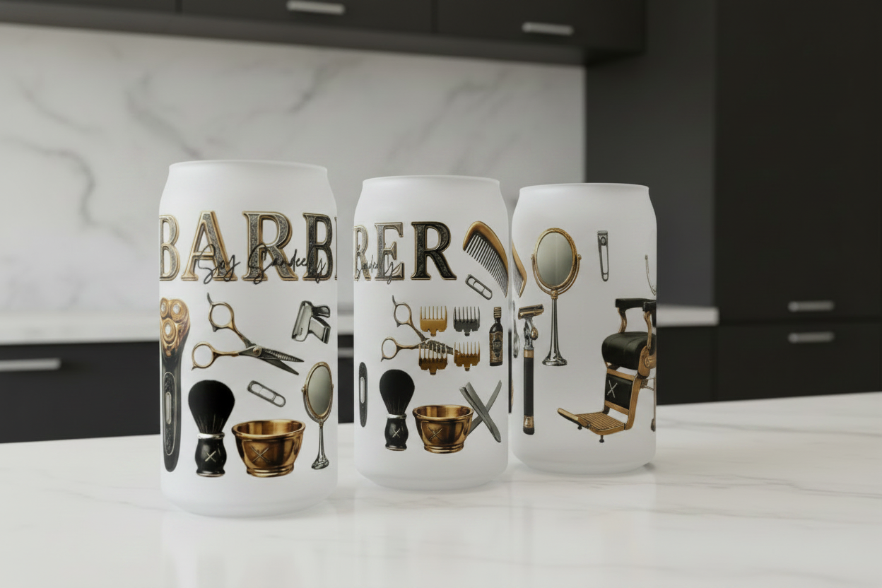 Barber - UVDTF Decal for cups/hard surfaces sticker