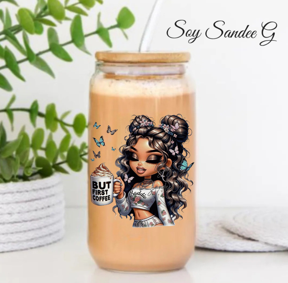 But 1st Coffee Cutie - UVDTF Decal for cups/hard surfaces sticker