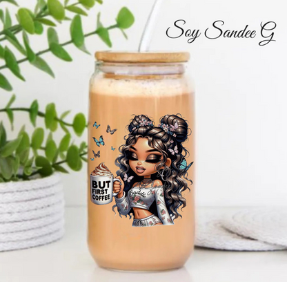 But 1st Coffee Cutie - UVDTF Decal for cups/hard surfaces sticker