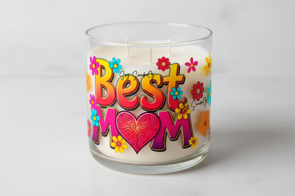 Best Mom #1 - UVDTF wrap for cups/hard surfaces sticker