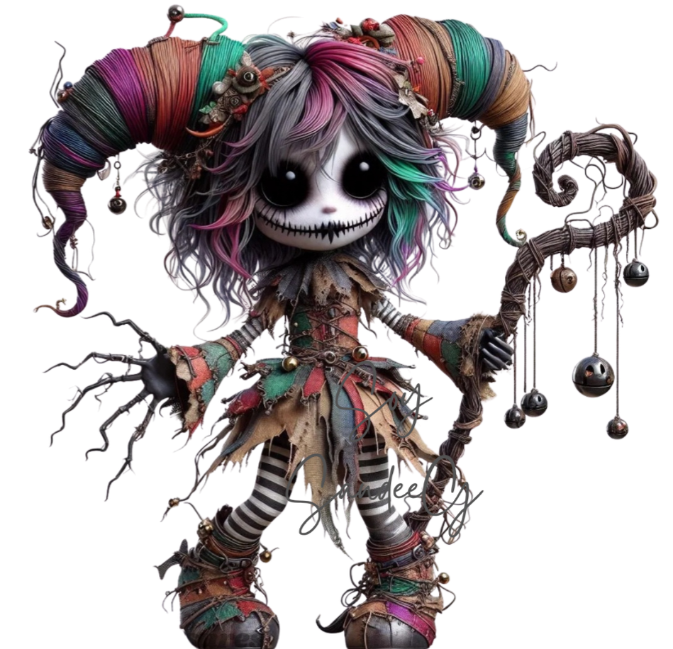 Voodoo Doll #2 - UVDTF Decal for cups/hard surfaces sticker