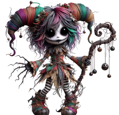 Voodoo Doll #2 - UVDTF Decal for cups/hard surfaces sticker