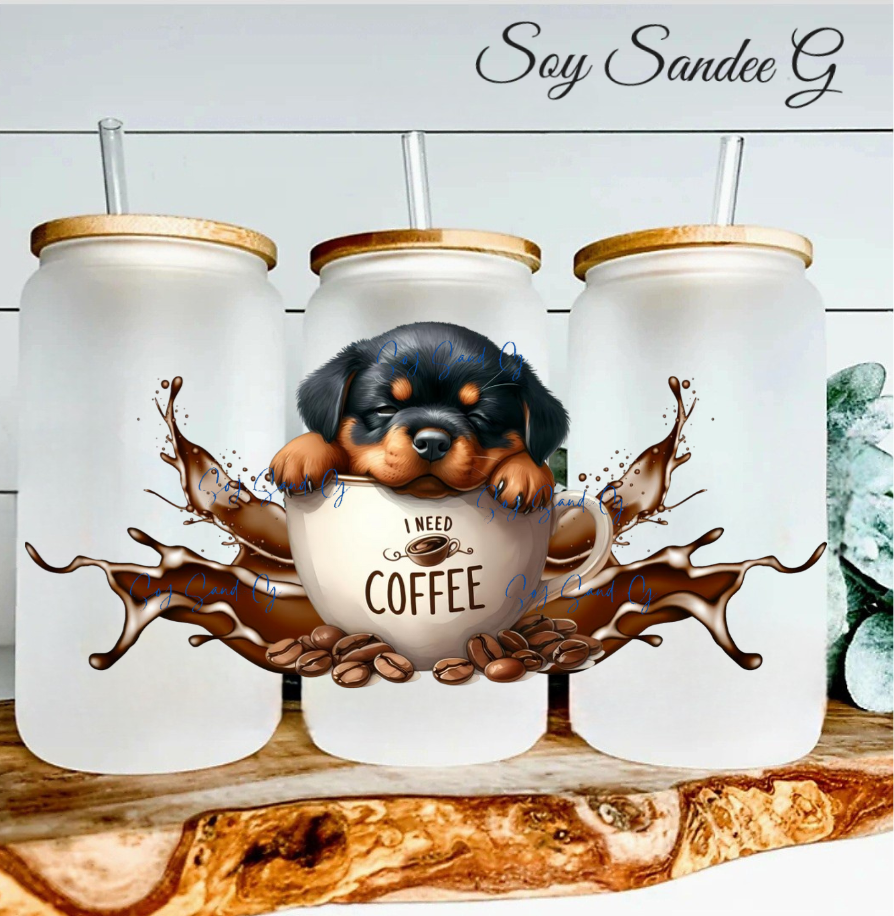 La vida es mejor con perros Envoltura UVDTF - 3