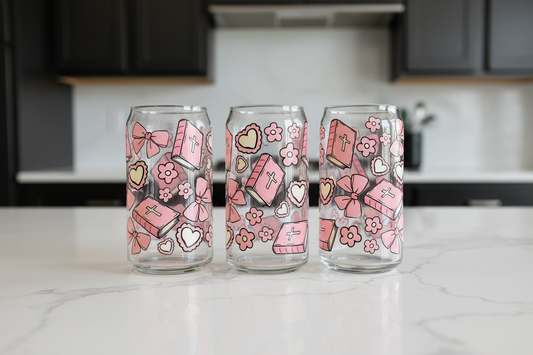 Pink Bibles - UVDTF Wrap for cups/hard surfaces sticker