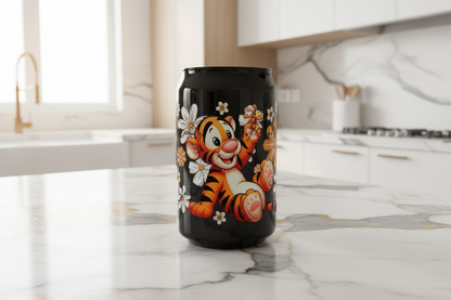 Flowered Tiger - UVDTF Wrap for cups/hard surfaces sticker