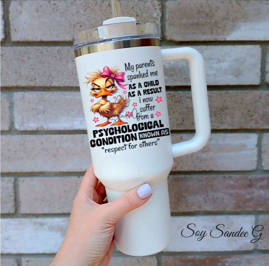 Psychological Condition Duck - UVDTF Decal for cups/hard surfaces sticker