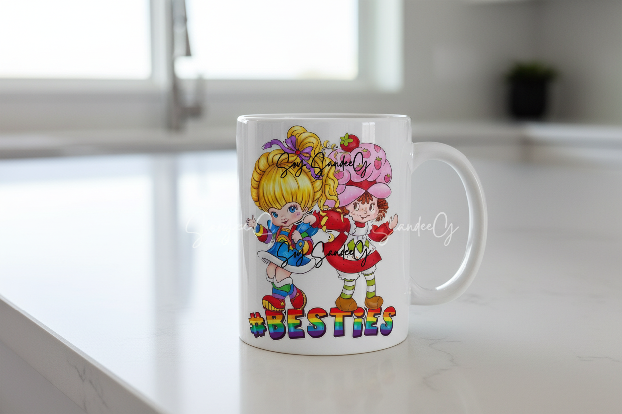 Besties - UVDTF Decal for cups/hard surfaces sticker