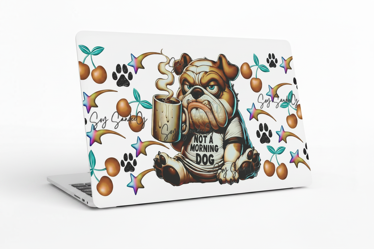 Not A Morning Dog - UVDTF Wrap for cups/hard surfaces sticker