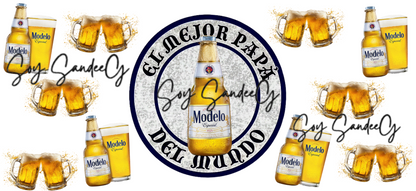 Papá Modelo - UVDTF Wrap for cups/hard surfaces sticker