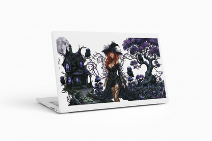Purple Tree Witch - UVDTF wrap for cups/hard surfaces sticker