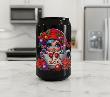 Elf in a Christmas Mug #2 - UVDTF Decal for cups/hard surfaces sticker