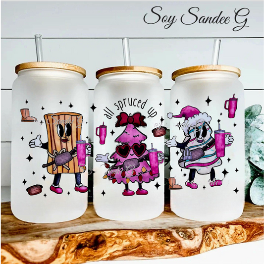 All Spruced Up - UVDTF Wrap for cups/hard surfaces sticker