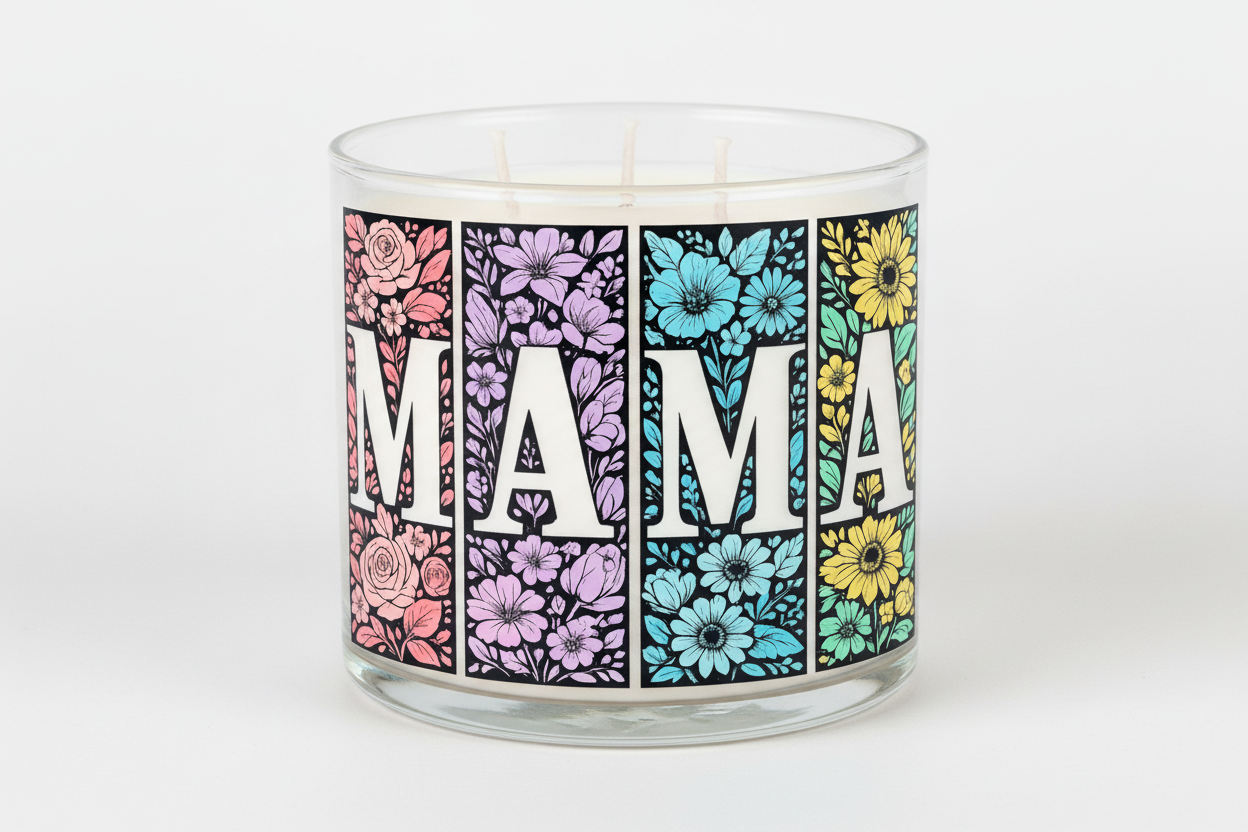 Flowered Mama - UVDTF Decal for cups/hard surfaces sticker
