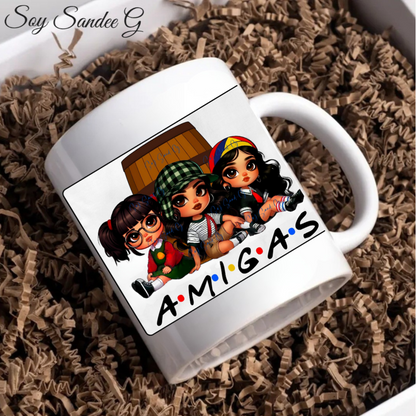 Amigas (Friends) - UVDTF  Decal for cups/hard surfaces