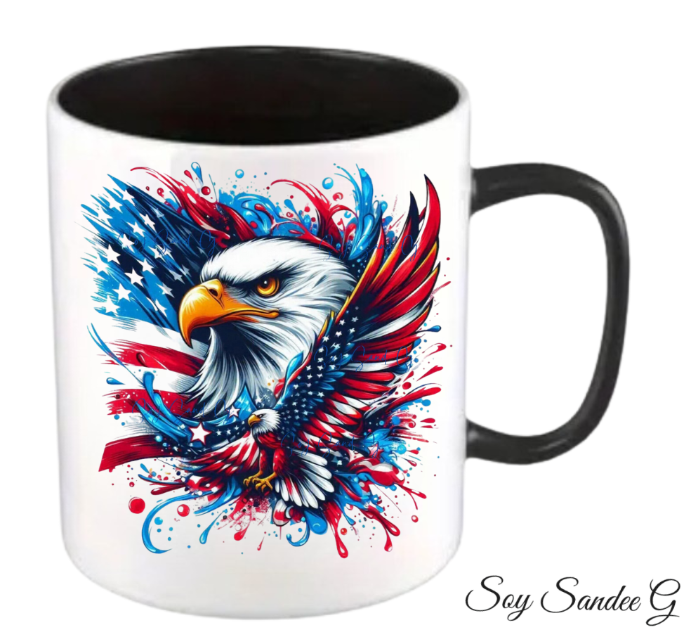 Patriotic Eagle #4 - UVDTF Decal for cups/hard surfaces sticker