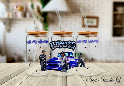 Homies Purple Lowrider - UVDTF Wrap for cups/hard surfaces sticker