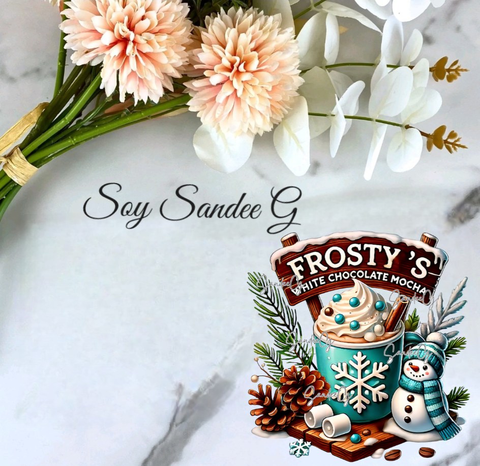 Frosty's White Chocolate Mocha - UVDTF Decal for cups/hard surfaces sticker